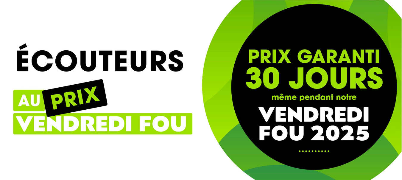 Écouteurs à prix Vendredi fou 2025 | SONXPLUS St-Georges