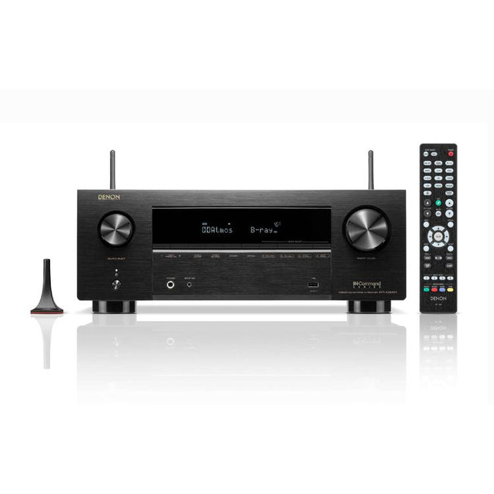 Denon AVRX2800H | Récepteur AV - 7.2 canaux d'amplification - Cinéma maison - 8K - HEOS - Noir-Sonxplus St-Georges