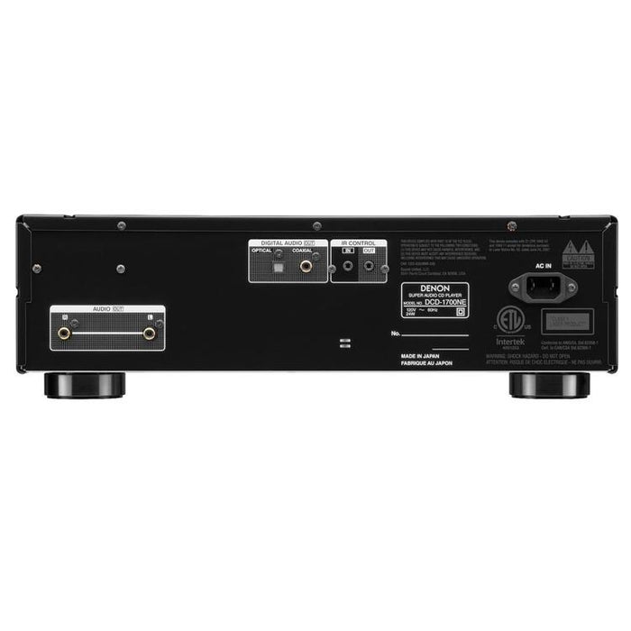 Denon DCD-1700NE | Lecteur CD/SACD - Avec Advanced AL32 Processing Plus - Mécanisme SVH - Noir-Sonxplus St-Georges