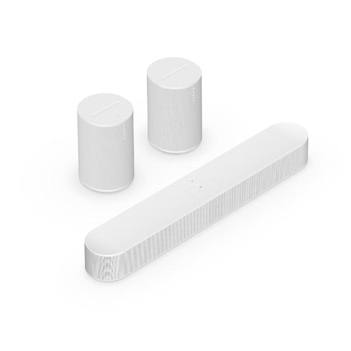 Sonos | Ensemble de son ambiophonique avec Beam - 2 Era 100 + Beam - Blanc-Sonxplus St-Georges