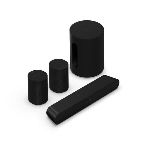 Sonos | Ensemble immersif avec Ray - Sub Mini - 2 x Era 100 - Noir-Sonxplus St-Georges