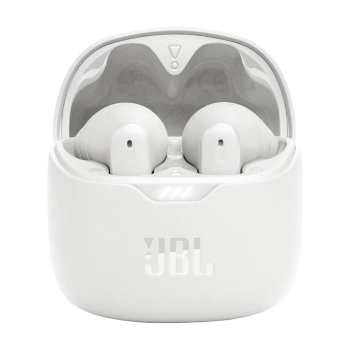 JBL Tune Flex | Écouteurs intra-auriculaires - 100% Sans fil - Bluetooth - Réduction de bruit - Conception Stick-open - IPX4 - Blanc-Sonxplus St-Georges