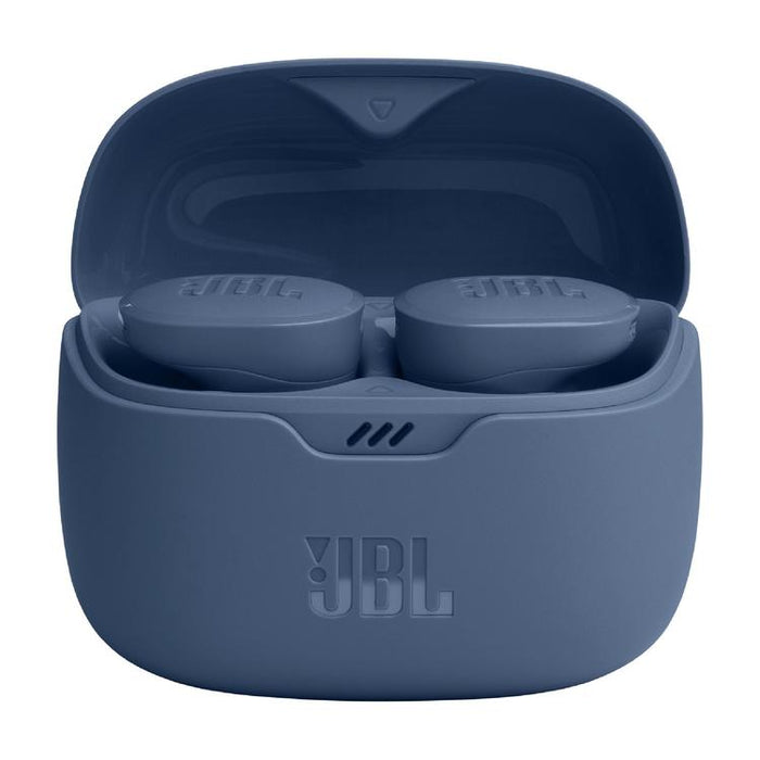 JBL Tune Buds | Écouteurs intra-auriculaires - 100% Sans fil - Bluetooth - Réduction de bruit - 4 microphones - Bleu-Sonxplus St-Georges