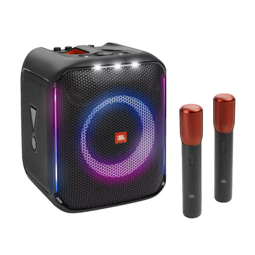 JBL PartyBox Encore | Haut-parleur de fête portatif - Sans fil - Bluetooth - 100 W - 2 Microphones inclus - Noir-Sonxplus St-Georges