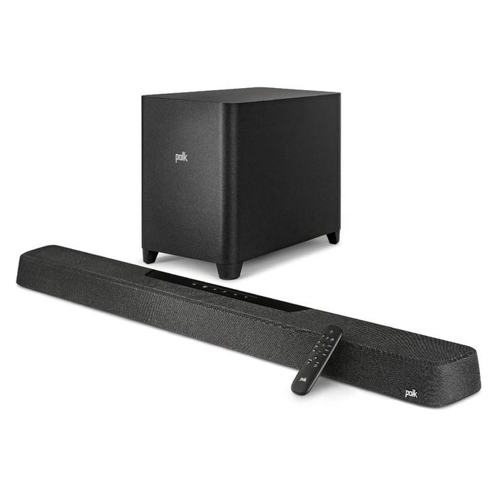 Polk MagniFi MAX AX | Système Cinéma maison 5.1.2 - Barre de son Max - 1 Caisson de graves 10" sans fil - Noir-Sonxplus St-Georges