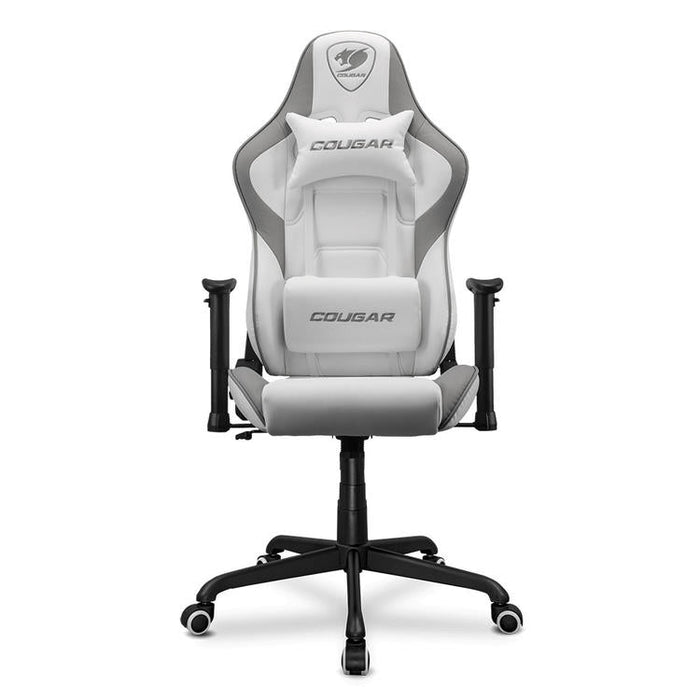 Cougar Armor Elite 300114 | Chaise de jeu - Ergonomique et réglable - Cuir PVC - Blanche-Sonxplus St-Georges