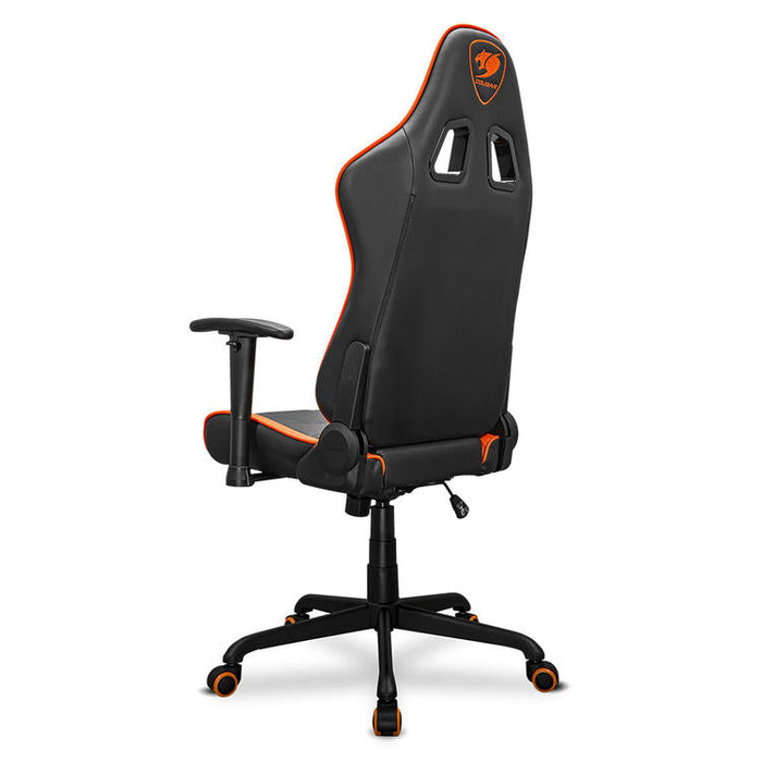 Cougar Armor Elite 300112 | Chaise de jeu - Ergonomique et réglable - Cuir PVC - Orange-Sonxplus St-Georges