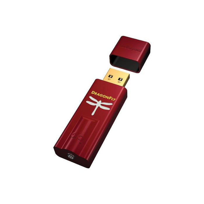 Audioquest DragonFly | Amplificateur DAC/Casque USB Type A - Sortie 2.1v - Rouge-Sonxplus St-Georges