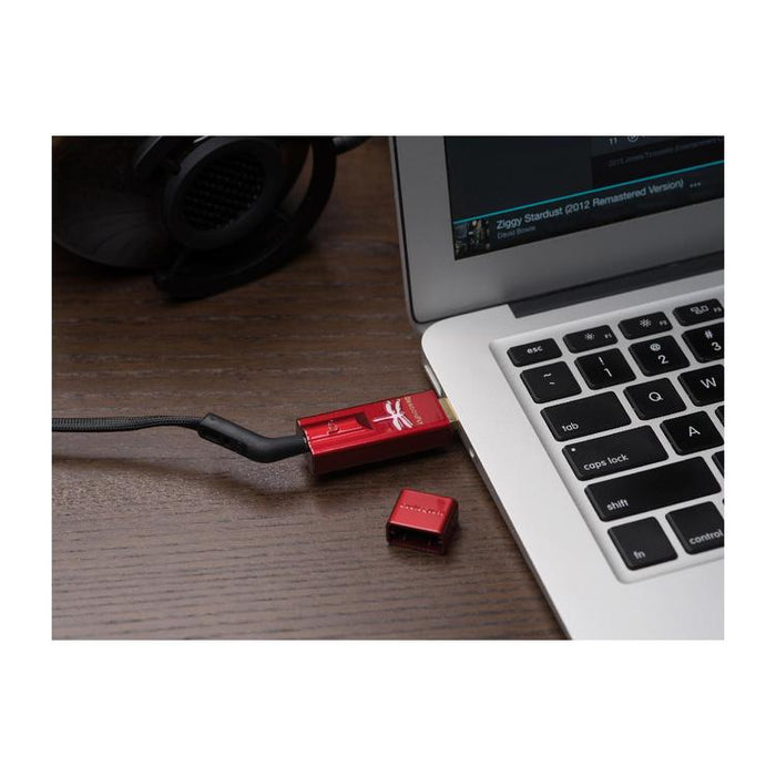 Audioquest DragonFly | Amplificateur DAC/Casque USB Type A - Sortie 2.1v - Rouge-Sonxplus St-Georges