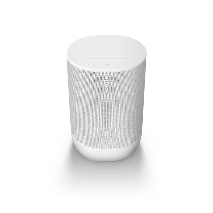 Sonos Move 2 | Haut-parleur sans fil - Stéréo - Commande Vocale - Jusqu'à 24 heures d'autonomies - Blanc-Sonxplus St-Georges