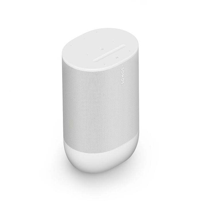 Sonos Move 2 | Haut-parleur sans fil - Stéréo - Commande Vocale - Jusqu'à 24 heures d'autonomies - Blanc-Sonxplus St-Georges