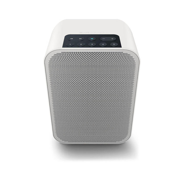 Bluesound PULSE FLEX 2i | Haut-parleur de diffusion multi-pièces - Sans fil - Portable - Bluetooth - Blanc-Sonxplus St-Georges