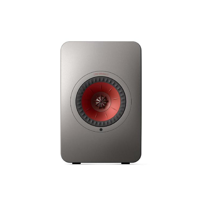 KEF LS50 WIRELESS II | Haut-parleurs HiFi Sans fil - Absorption des métamatériaux - Gris Titane - Paire-Sonxplus St-Georges