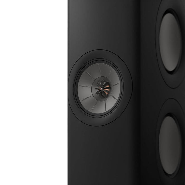 KEF LS60 WIRELESS | Haut-parleurs sur pieds HiFi sans fil - Tout-en-1 - Noir Carbonne - Paire-Sonxplus St-Georges