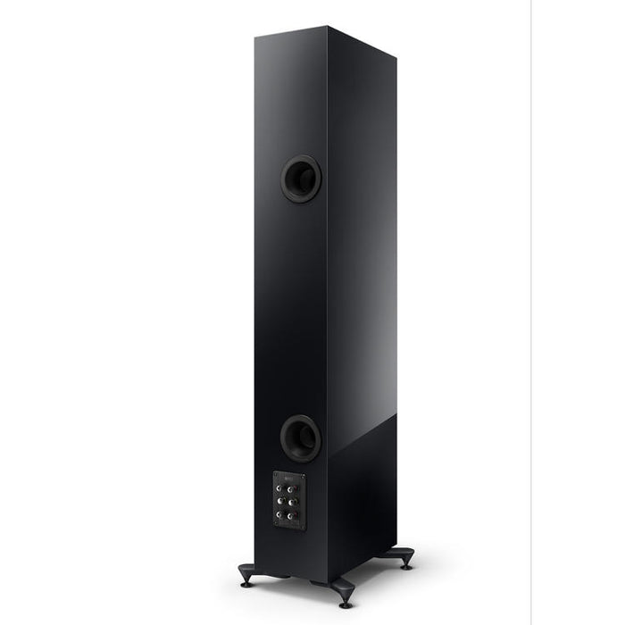 KEF R11 Meta | Haut-parleurs sur pieds - Bass Reflex 3 voies - Hi-Fi - Noir Laqué - Paire-Sonxplus St-Georges