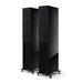 KEF R5 Meta | Haut-parleurs sur pieds - Bass Reflex 3 voies - Hi-Fi - Noir Laqué - Paire-Sonxplus St-Georges