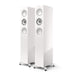 KEF R5 Meta | Haut-parleurs sur pieds - Bass Reflex 3 voies - Hi-Fi - Blanc Laqué - Paire-Sonxplus St-Georges