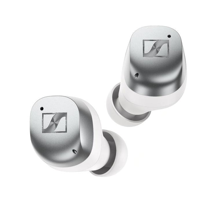 Sennheiser MOMENTUM True Wireless 4 | Écouteurs intra-auriculaires - Sans fil - Réduction adaptative du bruit - Blanc/Argent-Sonxplus St-Georges