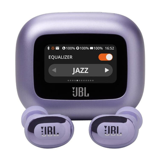 JBL Live Buds 3 | Écouteurs intra-auriculaires - Écran tactile LED 1,45" - Bluetooth - Mauve-Sonxplus St-Georges