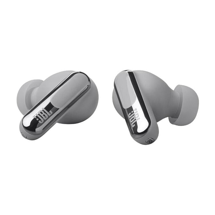 JBL Live Beam 3 | Écouteurs intra-auriculaires - Écran tactile LED 1,45" - Argent-Sonxplus St-Georges