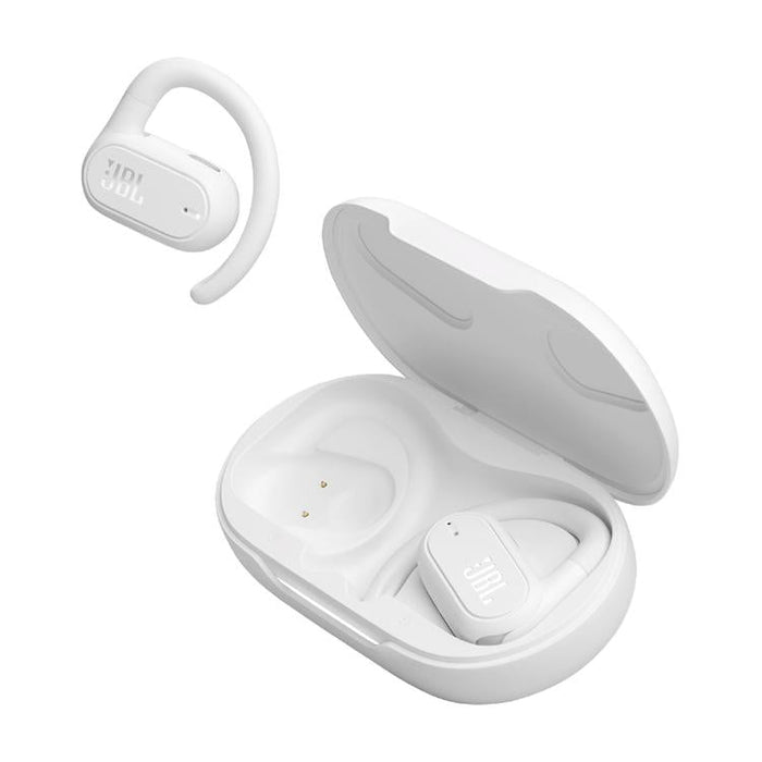 JBL Soundgear Sense | Écouteurs sportifs à conduction - Bluetooth - Blanc-Sonxplus St-Georges