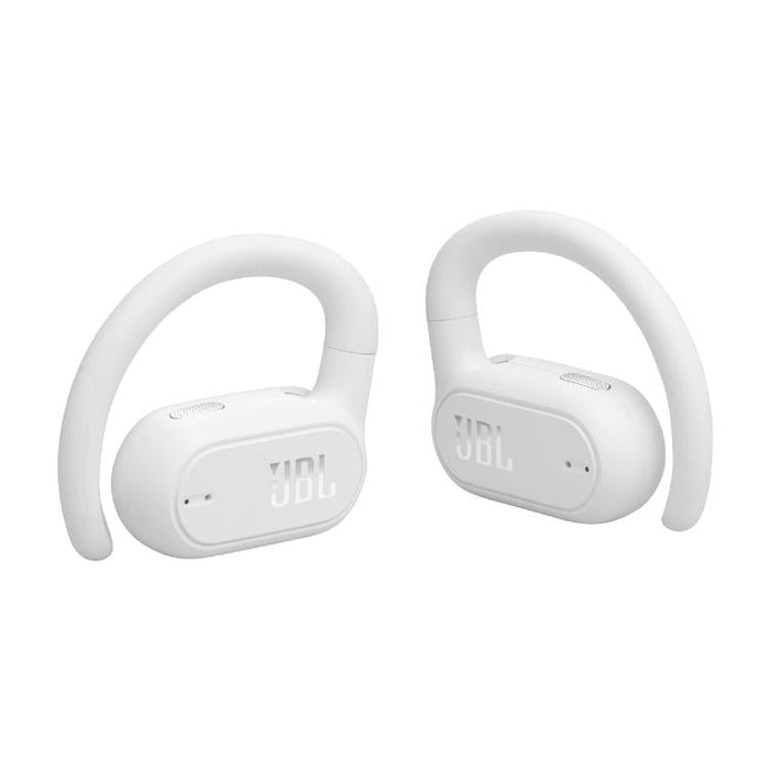 JBL Soundgear Sense | Écouteurs sportifs à conduction - Bluetooth - Blanc-Sonxplus St-Georges