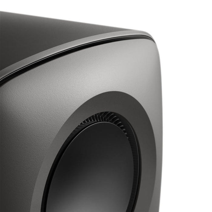 KEF KC62 | Caisson de graves 2x6,5" - 1000W RMS - Technologie Uni-Core - Gris Titanium-Sonxplus St-Georges