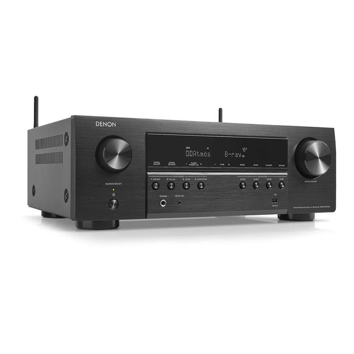 Denon AVR-S770H | Récepteur AV - 7.2 canaux - Cinéma maison - 8K - HEOS intégré - 75W - Noir-Sonxplus St-Georges