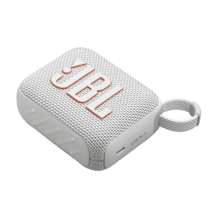 JBL GO 4 | Mini haut-parleur portable - Bluetooth - IP67 - Blanc-Sonxplus St-Georges