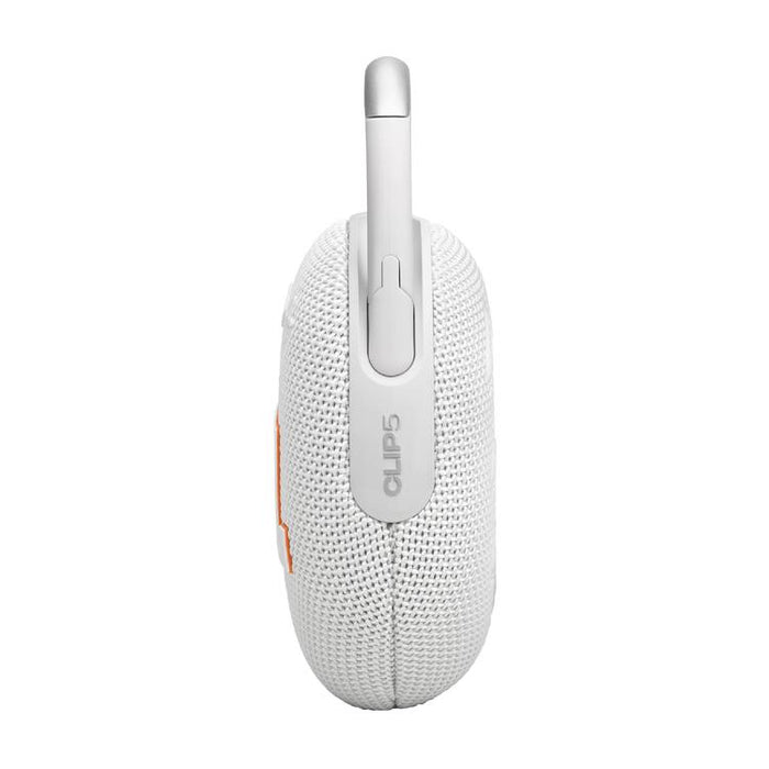 JBL Clip 5 | Haut-parleur à mousqueton portable - Bluetooth - IP67 - Blanc-Sonxplus St-Georges