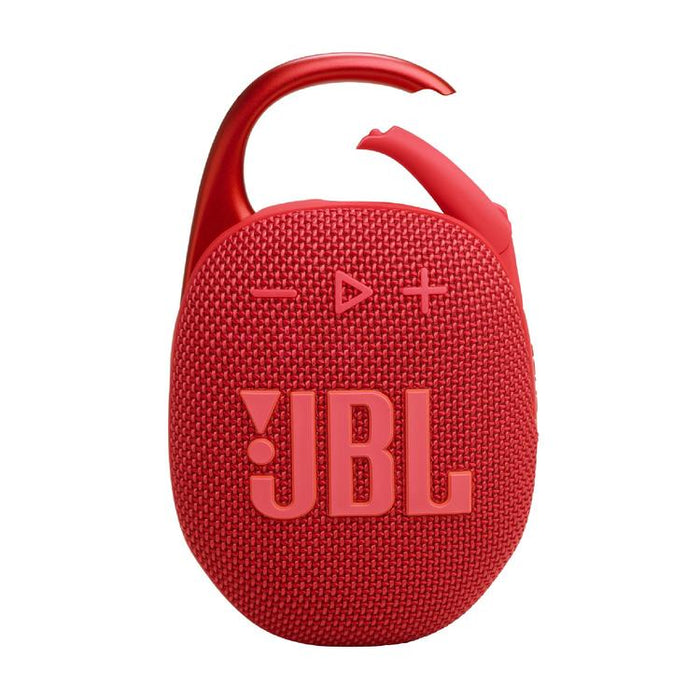 JBL Clip 5 | Haut-parleur à mousqueton portable - Bluetooth - IP67 - Rouge-Sonxplus St-Georges