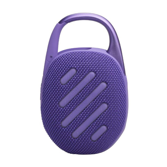 JBL Clip 5 | Haut-parleur à mousqueton portable - Bluetooth - IP67 - Mauve-Sonxplus St-Georges