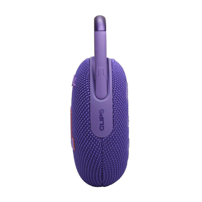 JBL Clip 5 | Haut-parleur à mousqueton portable - Bluetooth - IP67 - Mauve-Sonxplus St-Georges