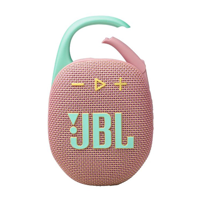 JBL Clip 5 | Haut-parleur à mousqueton portable - Bluetooth - IP67 - Rose-Sonxplus St-Georges