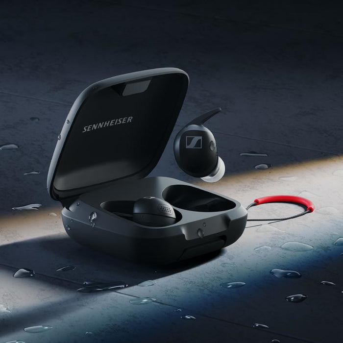 Sennheiser Momentum Sport | Écouteurs intra-auriculaires - Sans fil - Réduction active du bruit - Noir-Sonxplus St-Georges