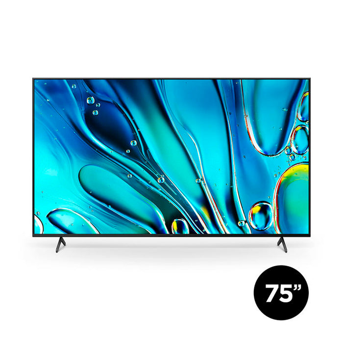 Sony BRAVIA3 K-75S30 | Téléviseur 75" - LCD - DEL - Série S30 - 4K Ultra HD - HDR - Google TV-Sonxplus St-Georges