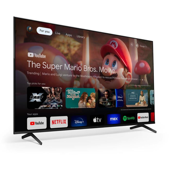 Sony BRAVIA3 K-75S30 | Téléviseur 75" - LCD - DEL - Série S30 - 4K Ultra HD - HDR - Google TV-Sonxplus St-Georges