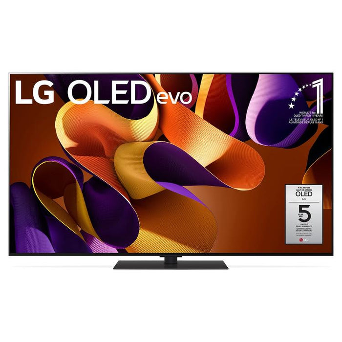 LG OLED65G4SUB | Téléviseur 65" 4K OLED - 120Hz - Série G4 - Processeur IA a11 4K - Noir-Sonxplus St-Georges