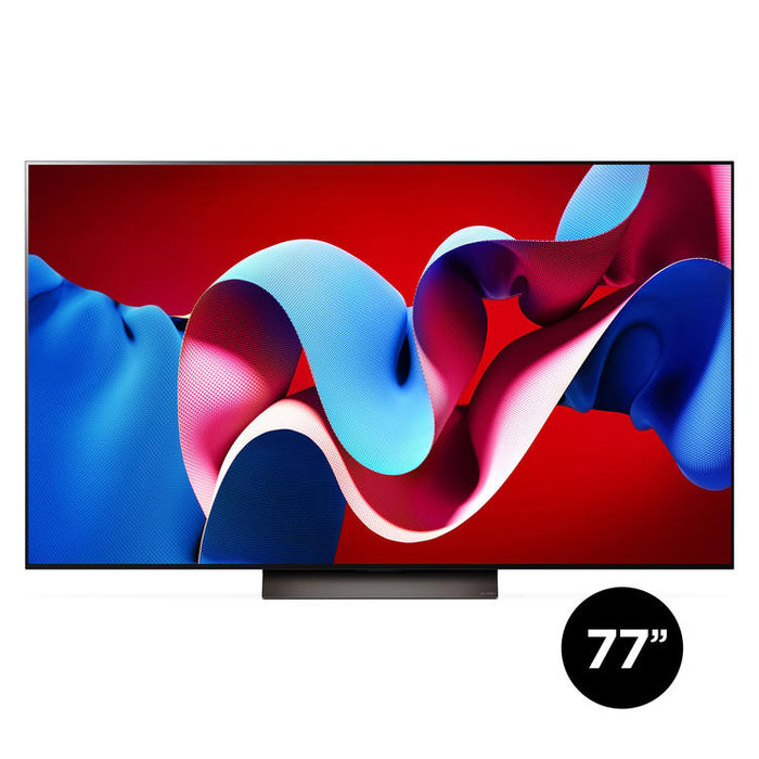 LG OLED77C4PUA | Téléviseur 77" 4K OLED - 120Hz - Série C4 - Processeur IA a9 Gen7 4K - Noir-Sonxplus St-Georges