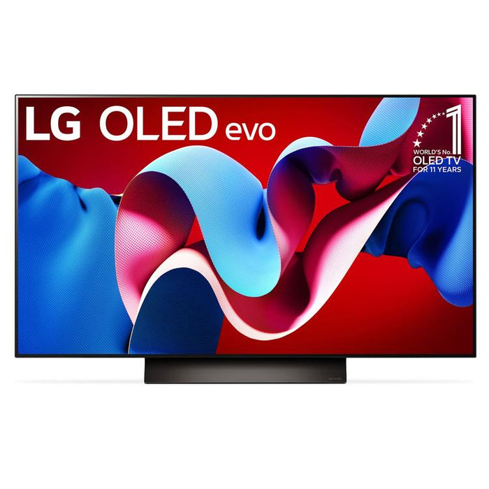 LG OLED48C4PUA | Téléviseur 48" 4K OLED - 120Hz - Série C4 - Processeur IA a9 Gen7 4K - Noir-Sonxplus St-Georges