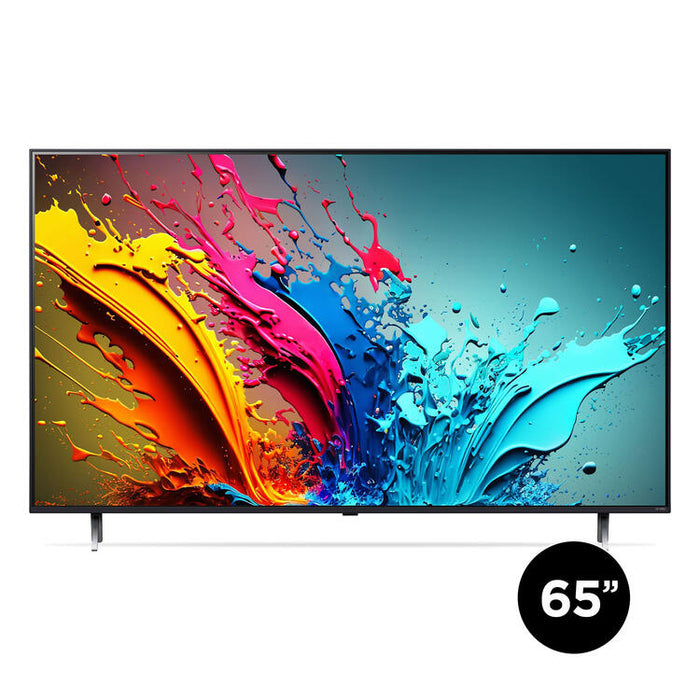 LG 65QNED85TUA | Téléviseur 65" QNED 4K - UHD 4K - Série QNED85T - 120Hz - Processeur IA a8 4K - Noir-Sonxplus St-Georges