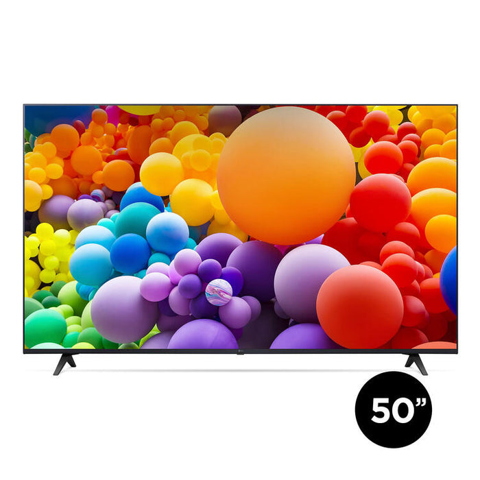 LG 50UT7570PUB | Téléviseur 50" - 4K Ultra HD - DEL - Série UT7570 - HDR - Smart WebOS - 60 Hz natif - Processeur IA a5 Gen7 4K - Noir-Sonxplus St-Georges