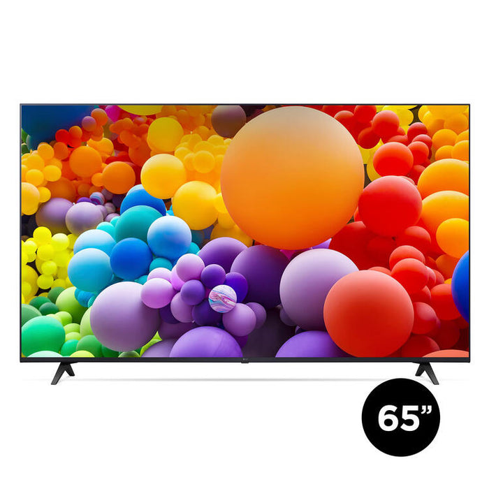 LG 65UT7570PUB | Téléviseur 65" - 4K Ultra HD - DEL - Série UT7570 - HDR - Smart WebOS - 60 Hz natif - Processeur IA a5 Gen7 4K - Noir-Sonxplus St-Georges