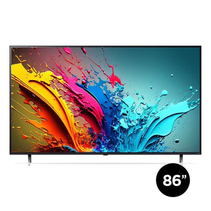 LG 86QNED85TUA | Téléviseur 86" QNED 4K - UHD 4K - Série QNED85T - 120Hz - Processeur IA a8 4K - Noir-Sonxplus St-Georges