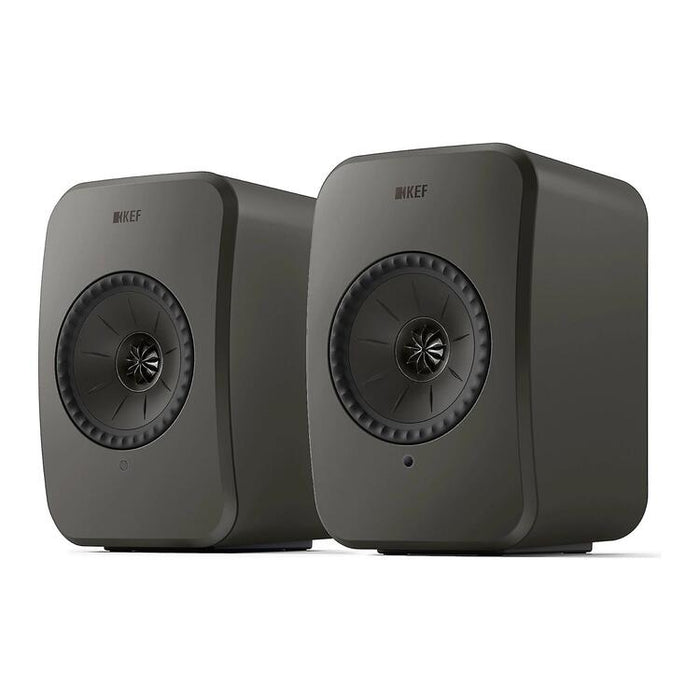 KEF LSX II LT | Haut-parleurs HiFi Sans fil - Compacte et versatile - Gris Graphite - Paire-Sonxplus St-Georges