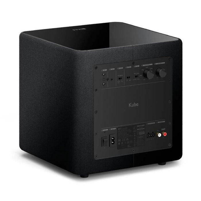 KEF Kube 8MIE | Caisson de graves - 8po - 300 Watts de classe D - Noir-Sonxplus St-Georges