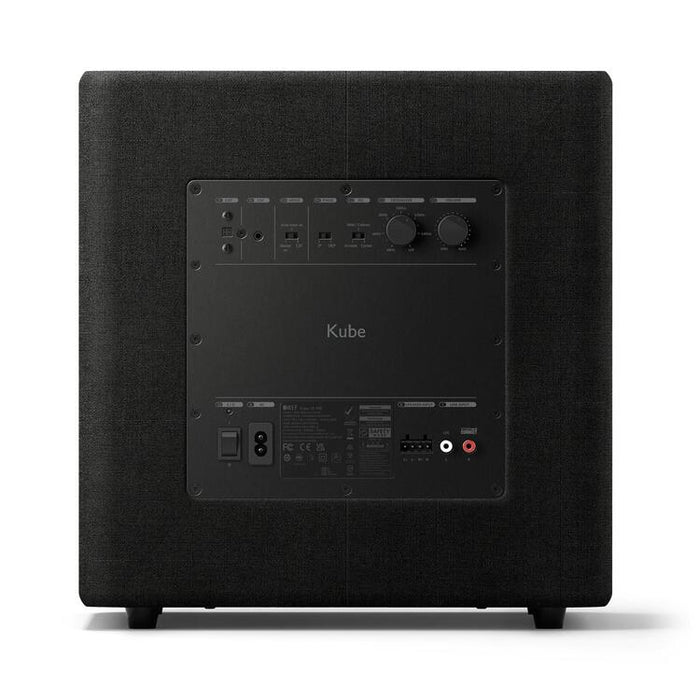 KEF KUBE 10 MIE | Caisson de graves - 10po - 300 Watts de classe D - Noir-Sonxplus St-Georges