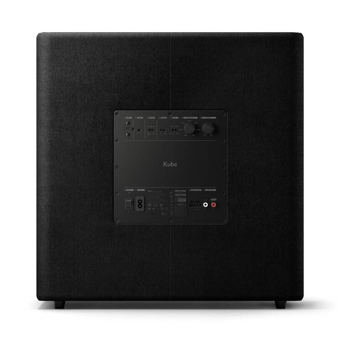 KEF KUBE 15 MIE | Caisson de graves - 15po - 300 Watts de classe D - Noir-Sonxplus St-Georges