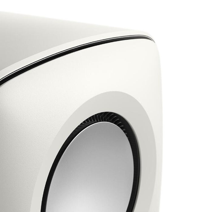 KEF KC92 | Caisson de graves 2x9" - 1000W RMS - Music Integrity Engine - Blanc-Sonxplus St-Georges