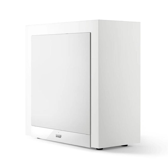 KEF T2 | Caissons de graves - Extra-plat - Amplificateur classe D - Blanc-Sonxplus St-Georges